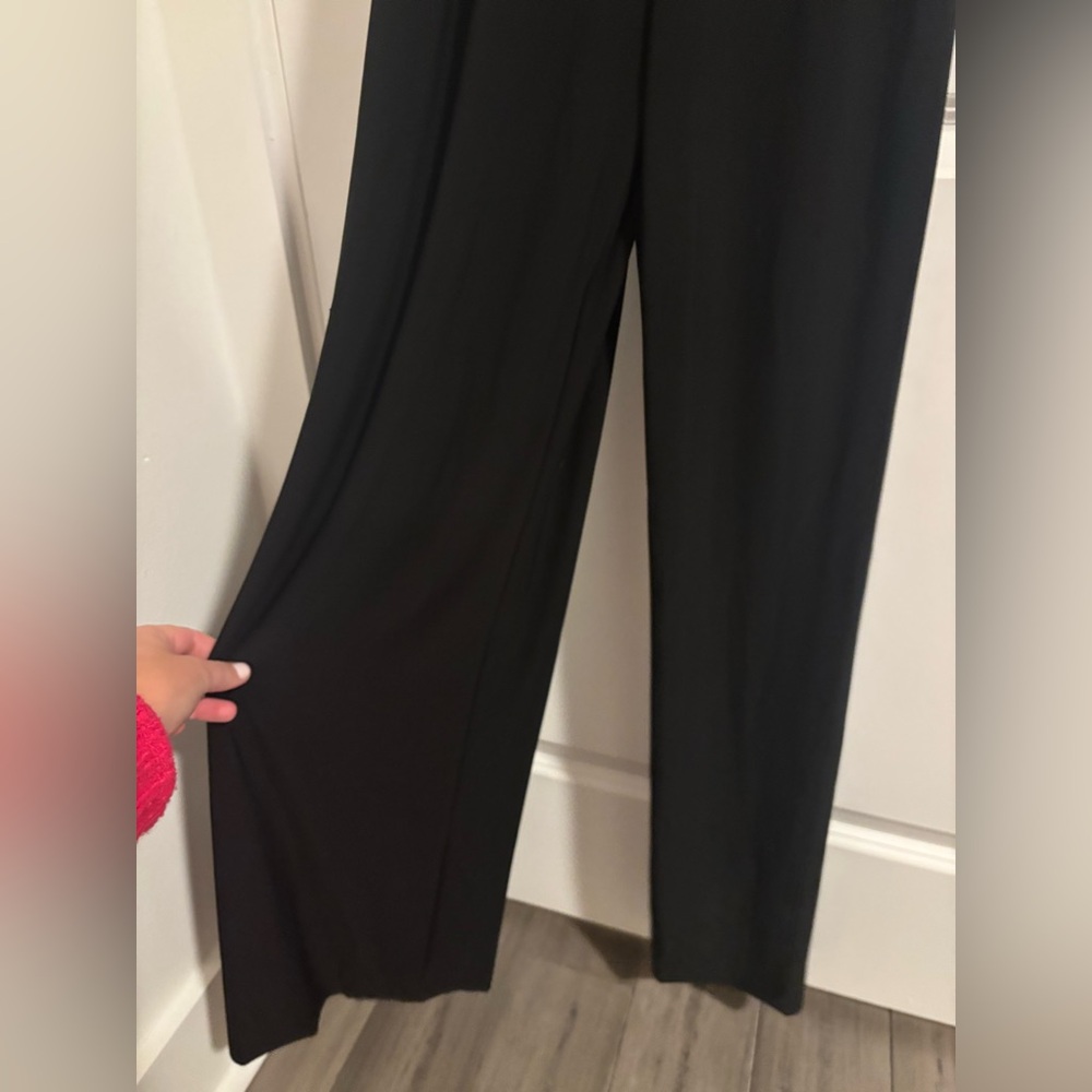 NWT NORMA KAMALI Black Shirred Waist Sleeveless Jumpsuit Size Small - Picture 11 of 14